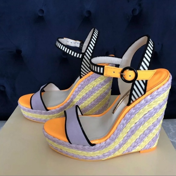 New Sophia Webster Platforms Wedges Sandals - Picture 3 of 12
